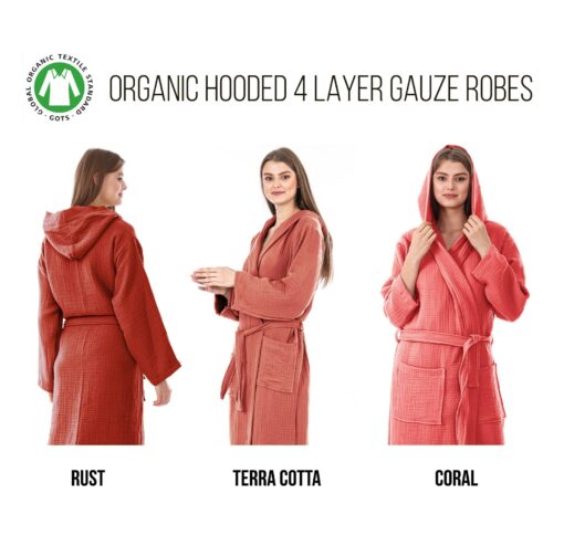 Organic Muslin Robe Cozy, Chic, and Sustainable Comfort - Image 6