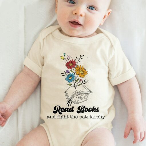 Empower the Future Read Books, Fight the Patriarchy Onesie? for Tiny Feminists - Image 6