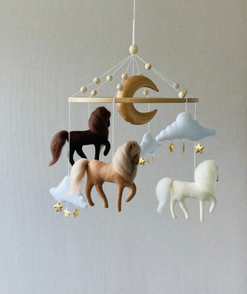 Celestial Dreams Neutral Nursery Mobile for Sweet Slumbers - Image 3