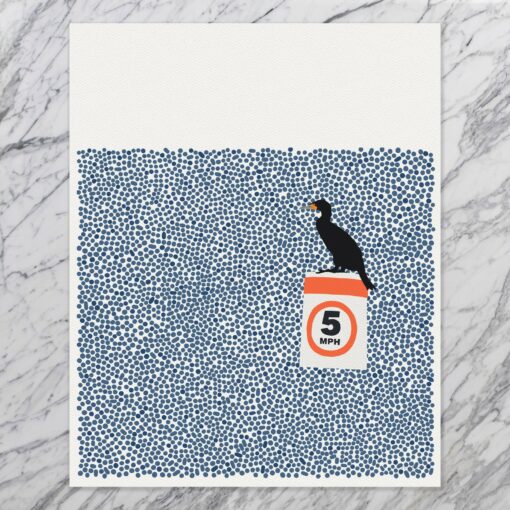 Cormorant's Rest A Serene Coastal Print by Jorey Hurley - Image 3