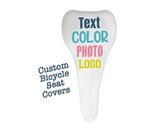 Personalized Bike Seat Covers Design Your Own Cycling Seat with Photos, Text, or Logos - Image 3