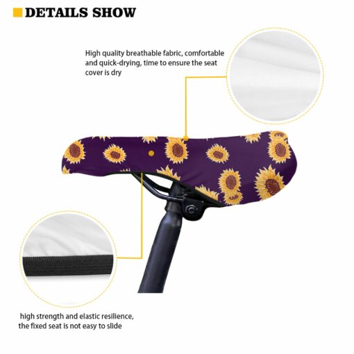 Personalized Bike Seat Covers Design Your Own Cycling Seat with Photos, Text, or Logos - Image 6