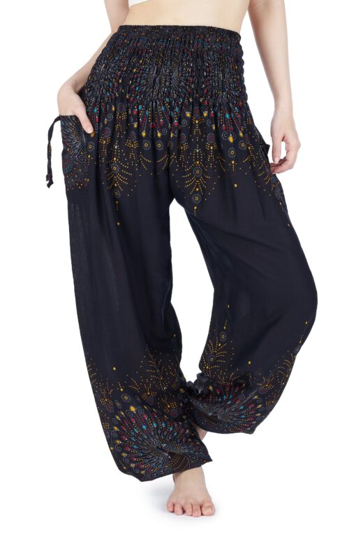 Flowy Boho Harem Pants Embrace Bohemian Style and Comfort - Image 2