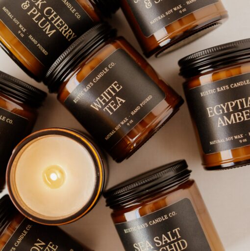 Aromatic Escape Premium Soy Candle for a Sophisticated Cigar Lounge Ambiance - Image 4