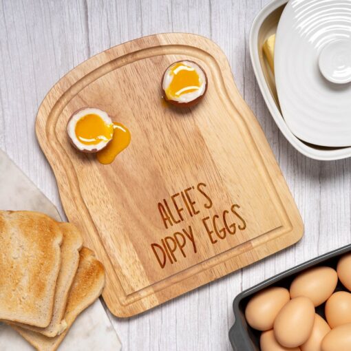 Personalized Breakfast Board Dippy Eggs, Toast, and More for Kids and Adults - Image 2