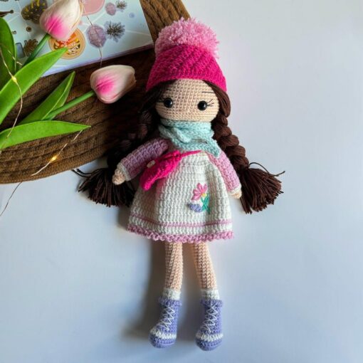 Enchanting Handmade Crochet Doll A Cherished Gift for Little Dreamers - Image 6