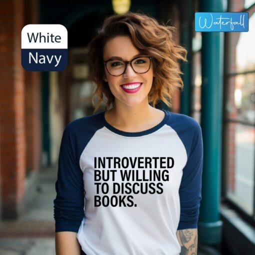 Introverted Bookworm Unleash Your Inner Booktrovert with This Witty Tee - Image 3