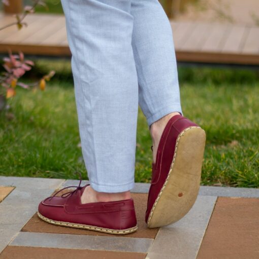 Handmade Barefoot Leather Shoes for Men Ground Yourself with Earthing Copper - Image 4
