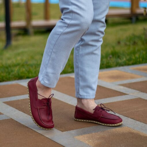 Handmade Barefoot Leather Shoes for Men Ground Yourself with Earthing Copper - Image 6