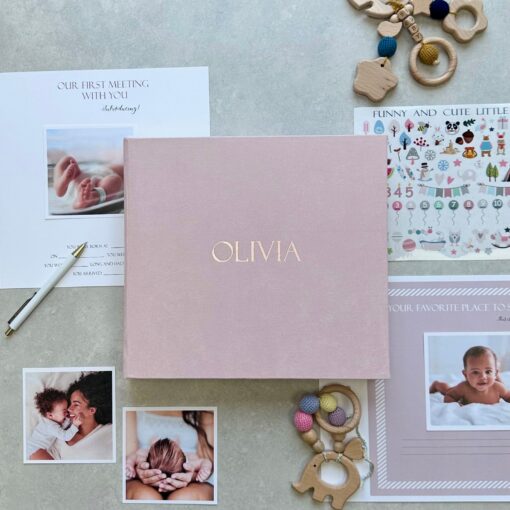 Cherished Memories A Modern Baby Journal for Your Little One's First Five Years - Image 3