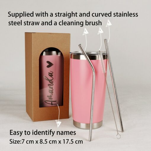 Personalized 20 oz Laser Engraved Tumbler Your Custom Name, Your Style - Image 5