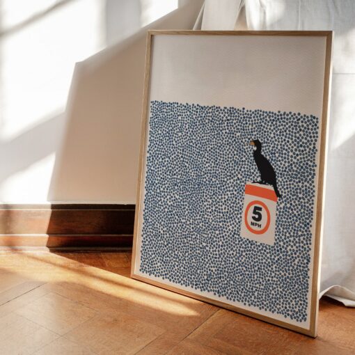 Cormorant's Rest A Serene Coastal Print by Jorey Hurley - Image 2