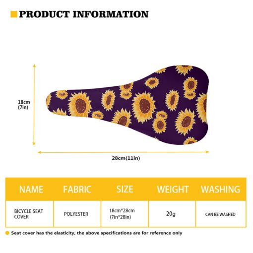 Personalized Bike Seat Covers Design Your Own Cycling Seat with Photos, Text, or Logos - Image 5