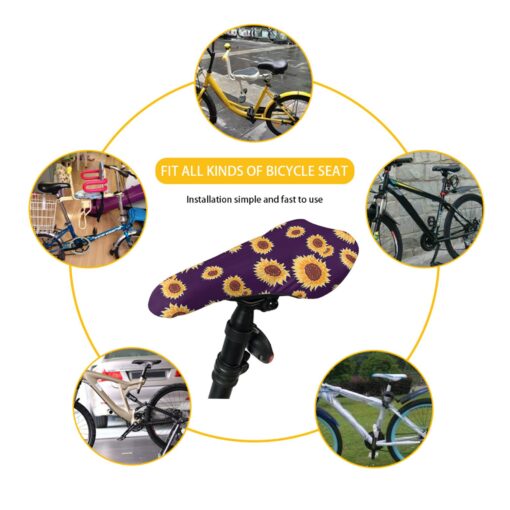 Personalized Bike Seat Covers Design Your Own Cycling Seat with Photos, Text, or Logos - Image 4