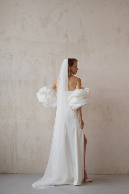 Enchanting Bridal Veil Elevate Your Wedding Day with Grace and Elegance - Image 2