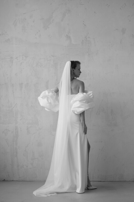 Enchanting Bridal Veil Elevate Your Wedding Day with Grace and Elegance - Image 6