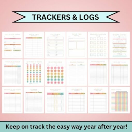 Homeschool Planner Printable The Ultimate Guide to Organized Learning for 2024-2025 - Image 6