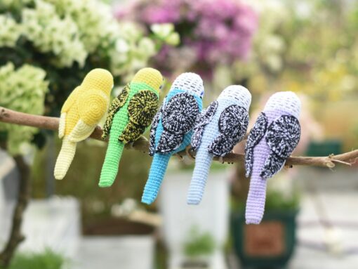 Adorable Budgie Bird Crochet Amigurumi A Handmade Gift for Bird Enthusiasts - Image 2