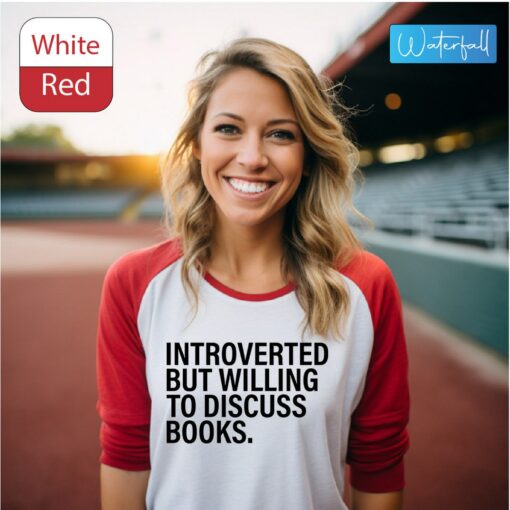 Introverted Bookworm Unleash Your Inner Booktrovert with This Witty Tee - Image 5