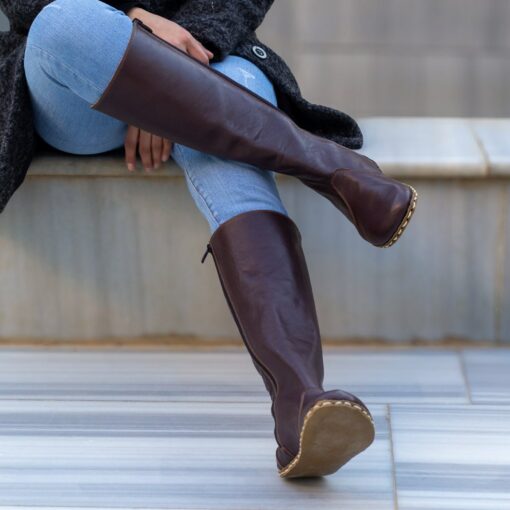 Grounding Boots Connect with Nature in Style | Handmade Leather Boots with Copper Rivets - Image 4