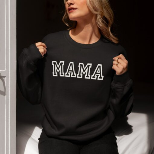 Cozy Fall Essentials Mama Sweatshirt, the Perfect Gift for Stylish Moms - Image 4