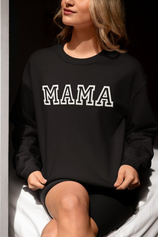Cozy Fall Essentials Mama Sweatshirt, the Perfect Gift for Stylish Moms - Image 5