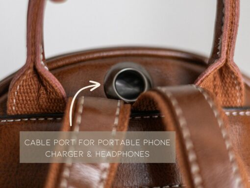 Genuine Leather Mini Backpack Purse Your Perfect Travel Companion for Summer Adventures - Image 4