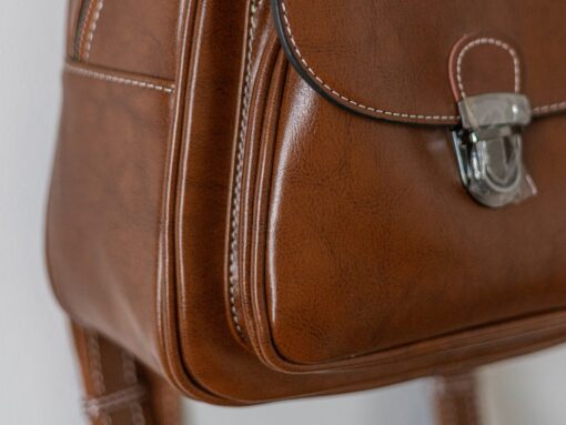 Genuine Leather Mini Backpack Purse Your Perfect Travel Companion for Summer Adventures - Image 6