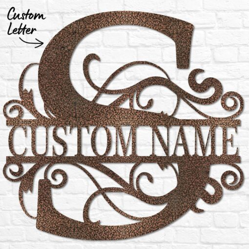Personalized Metal Wall Art Custom Signs, Monograms, and Family Name Decor - Image 4