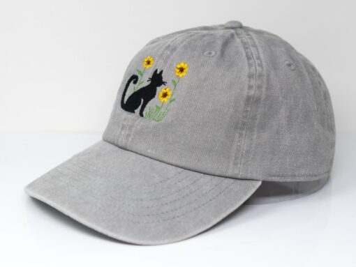 Embroidered Kitten Baseball Cap Purrfect Summer Style for Cat Lovers - Image 5