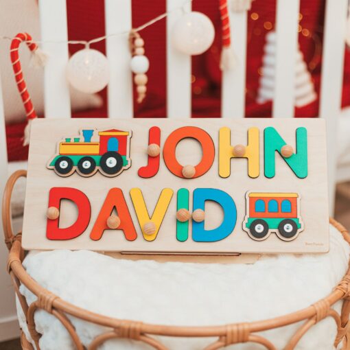 Personalized Wooden Name Puzzle A Cherished Gift for Little Explorers - Image 3