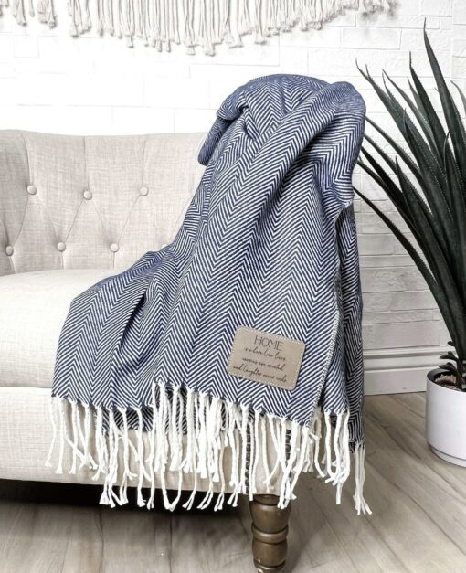 Personalized Monogrammed Farmhouse Blanket A Thoughtful Corporate Gift for Mom - Image 3