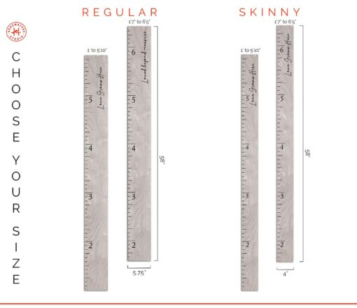 Farmhouse Boho Wooden Growth Chart Track Your Family's Journey with Rustic Charm - Image 4