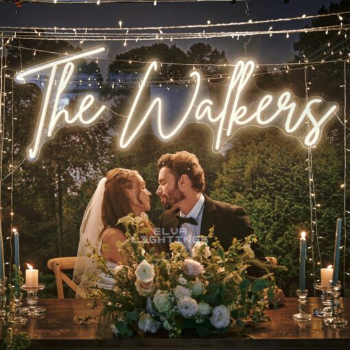 Custom Wedding Neon Sign Illuminate Your Special Day with Personalized Neon Decor - Image 2