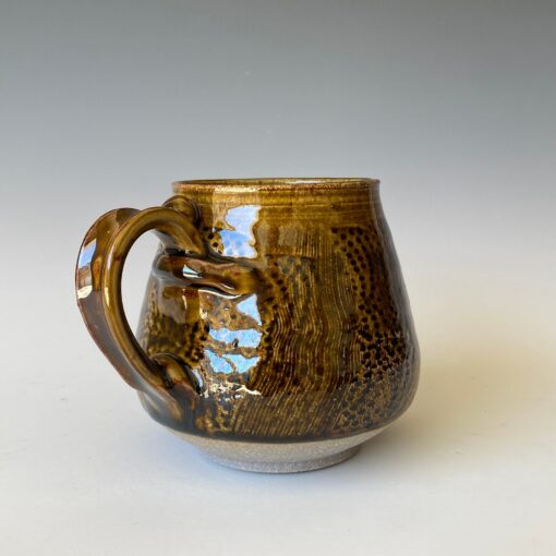 Artisan-Crafted Textured Ceramic Mug Elevate Your Morning Ritual with a Unique Masterpiece (CMMC4AMB10) - Image 2