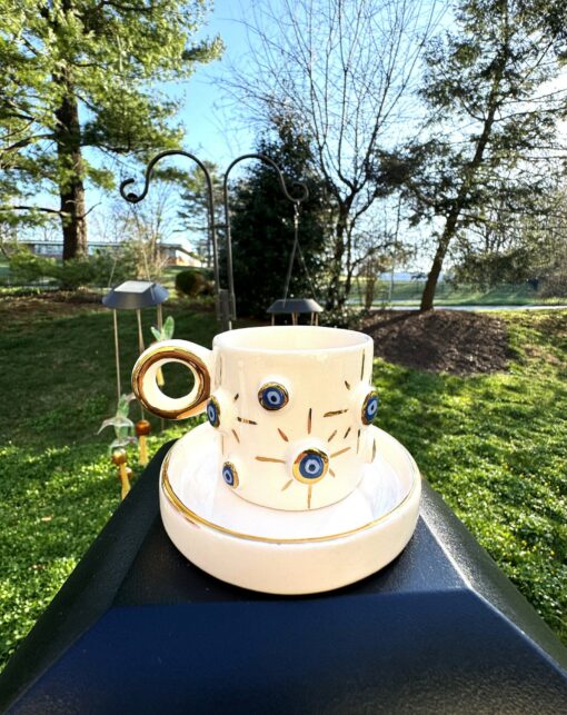Exquisite Ceramic Mug with Custom Wood Slice Gift Box A Timeless Keepsake for Cherished Moments - Image 3
