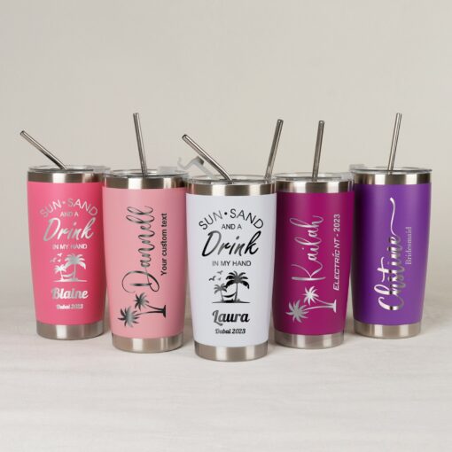 Personalized 20oz Vacation Tumbler Your Perfect Travel Companion for Unforgettable Adventures - Image 2