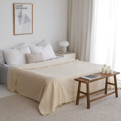 Oversized King Cotton Bedspread Cozy Comfort for Your Restful Nights - Image 4