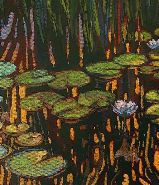 Dusk on the Pond A Tranquil Sunset Gicl?e Print by Jan Schmuckal - Image 4