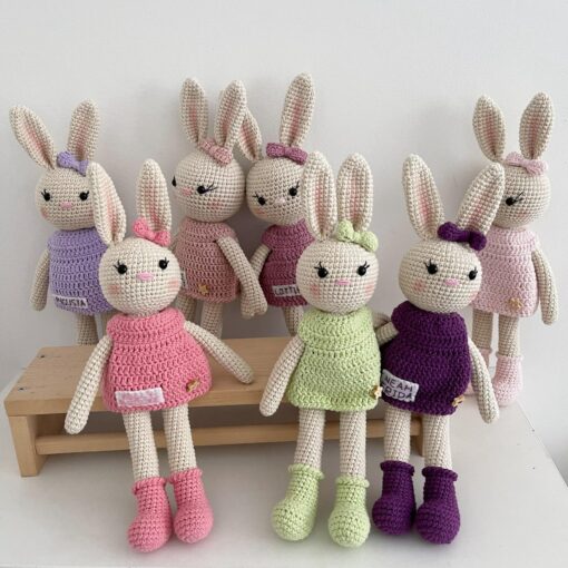 Adorable Crochet Bunny Plush A Cherished Gift for Little Ones - Image 5