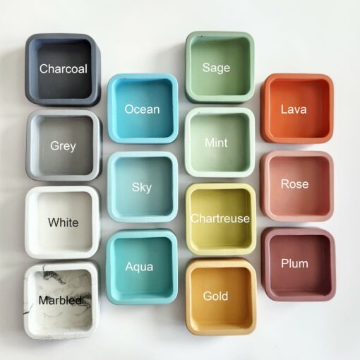Concrete Salt and Pepper Cellar with Lid The Perfect Kitchen Companion for Seasoning and Style - Image 2