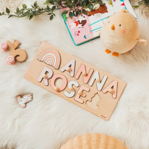 Personalized Wooden Name Puzzle A Cherished Gift for Little Explorers - Image 3