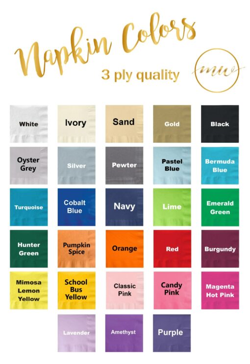 Personalized Napkins Elevate Your Events with Custom Monograms and Designs - Image 2