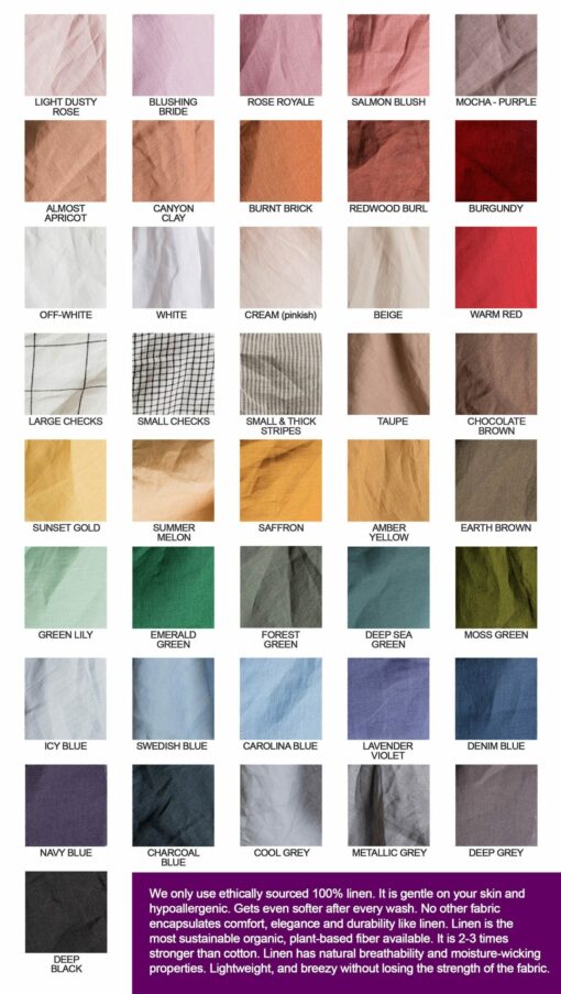 Linen Tablecloth 41 Colors | Natural Linen Rectangle Tablecloth | Handmade Tablecloth for Kitchen & Dining Room - Image 4