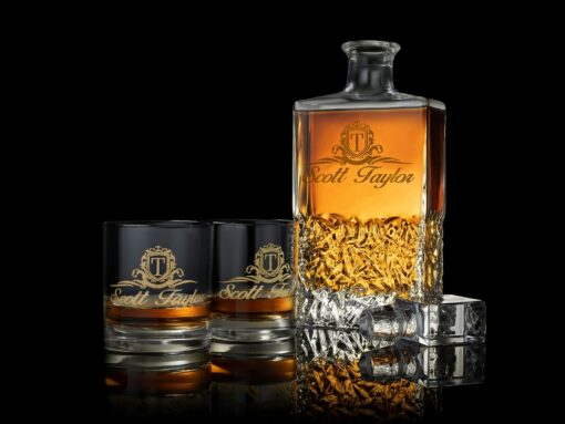 Personalized Whiskey Decanter Set Premium Engraved Groomsmen Gifts with Complimentary Gift Boxes - Image 5