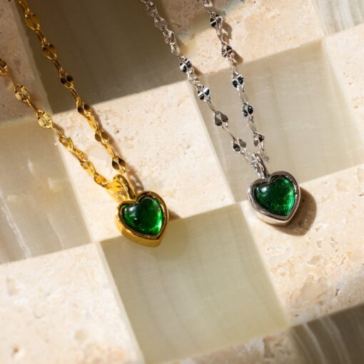 Petite Jade Heart Necklace A Timeless Treasure for Your Loved One - Image 6