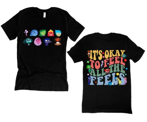 Embrace Your Emotions The Ultimate Disney Inside Out Mental Health Tee - Image 4