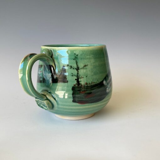 Green Hills A Ceramic Masterpiece for Your Daily Brew - Image 2