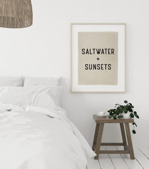 Coastal Serenity Saltwater, Sunsets, and Surf on Canvas - Image 4