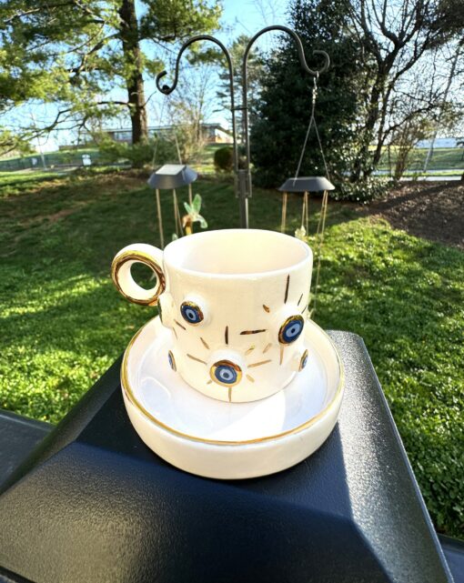 Exquisite Ceramic Mug with Custom Wood Slice Gift Box A Timeless Keepsake for Cherished Moments - Image 2